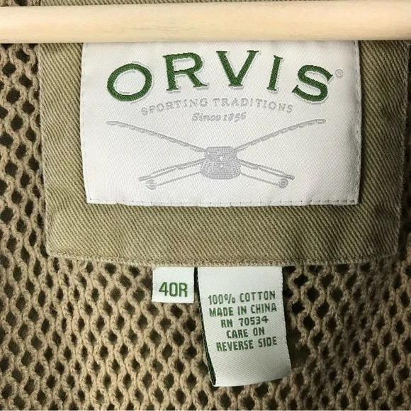 Orvis Zambezi Safari Hunting Twill Blazer Jacket